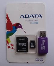 Продаётся карта памяти ADATA   Объём  памяти - 64 Гб.  microSDHC  Clas