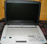 Продам нерабочий ноутбук  Acer Aspire 5520 ( разборка на запчасти).